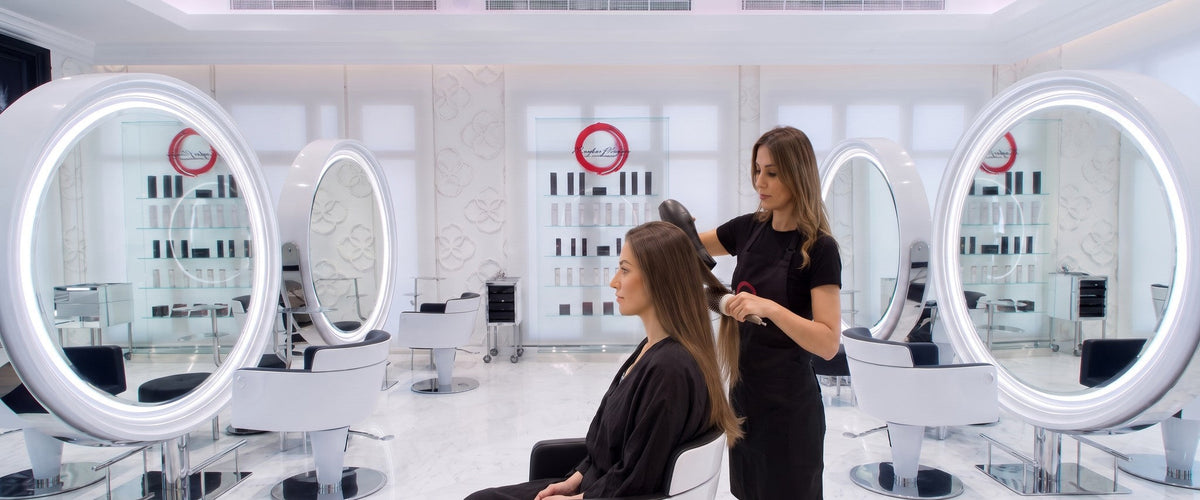Blow dry at Kingdom of Beauty hair studio, Abu Dhabi