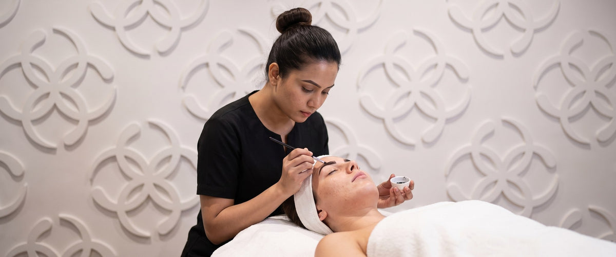 Eyebrow tinting at Kingdom of Beauty