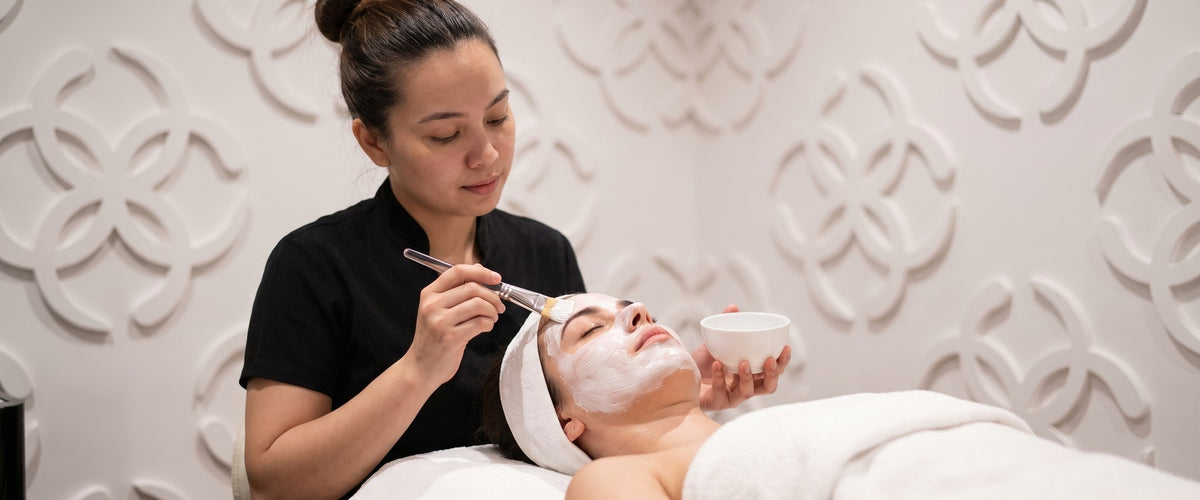Cream mask facial at Kingdom of Beauty