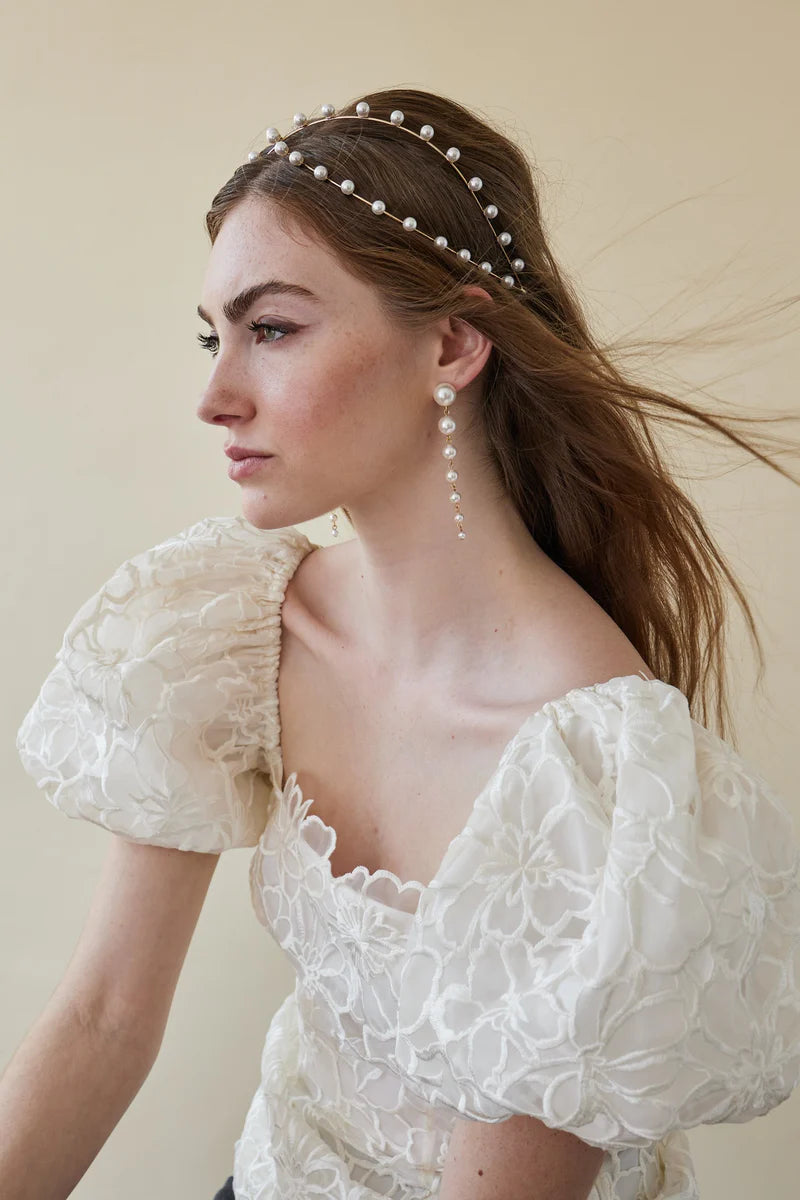 Nikki Pearl exes Headband Gold