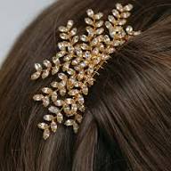 CystalAntie Gold Mignonette Comb