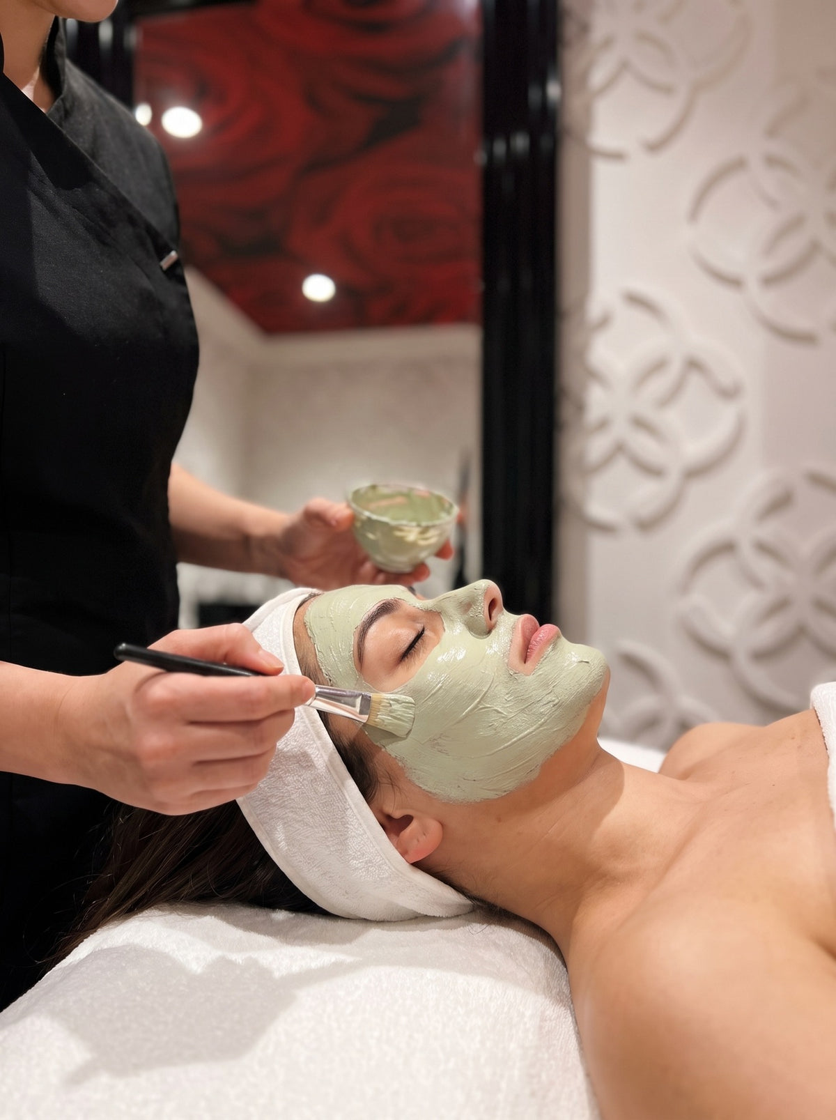 Clay mask facial at Kingdom of Beauty, Abu Dhabi