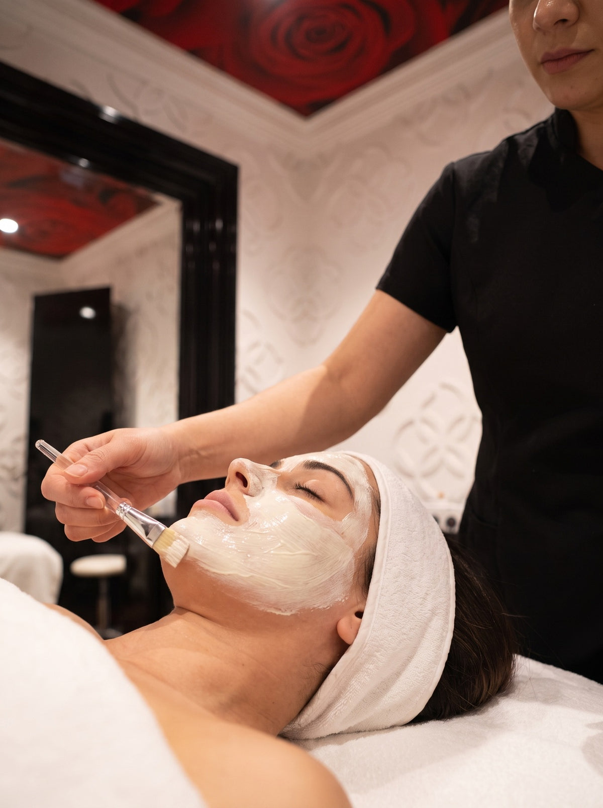 Face mask treatment at Kingdom of Beauty, Abu Dhabi