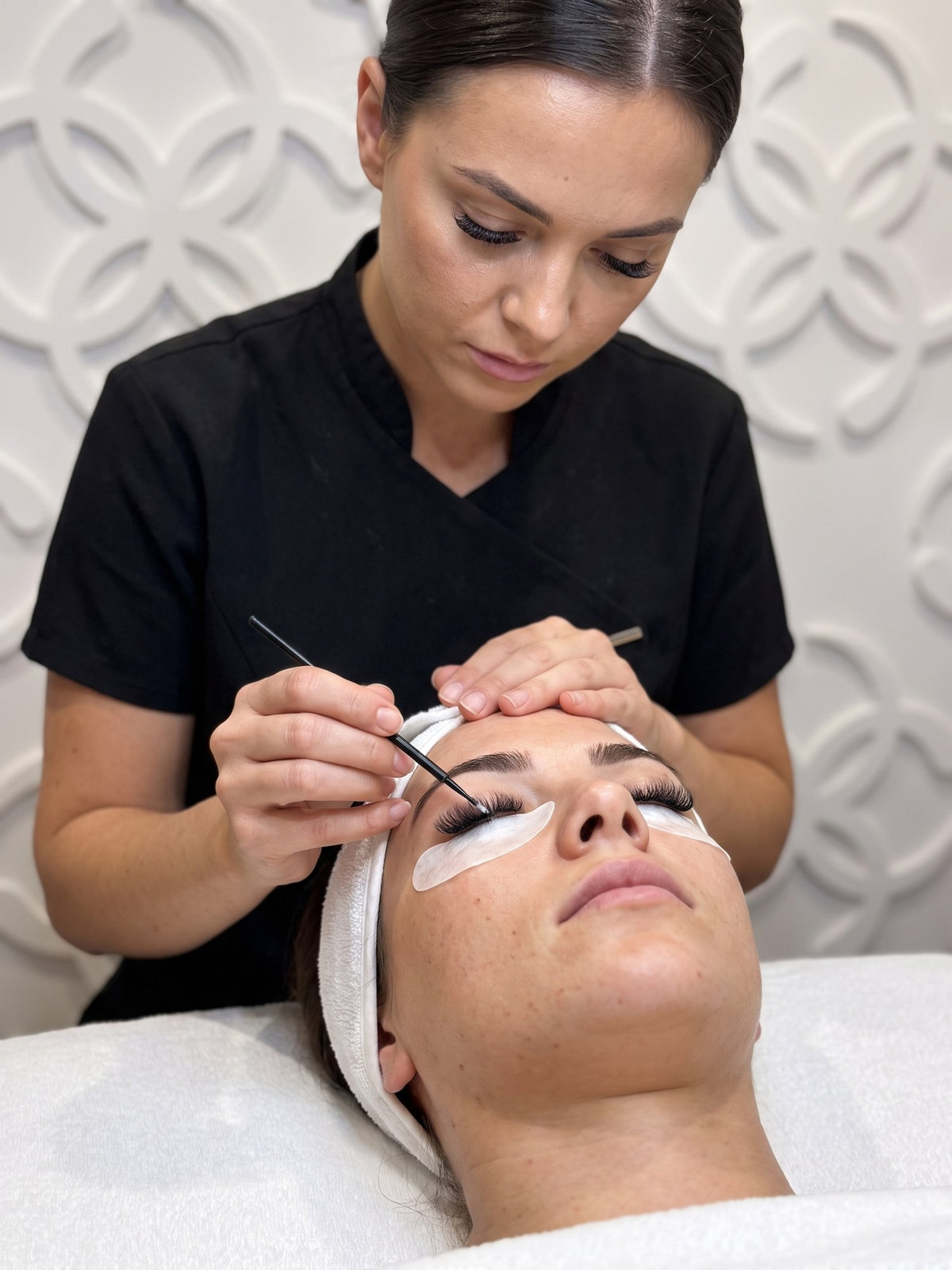 Eyelash tint at Kingdom of Beauty