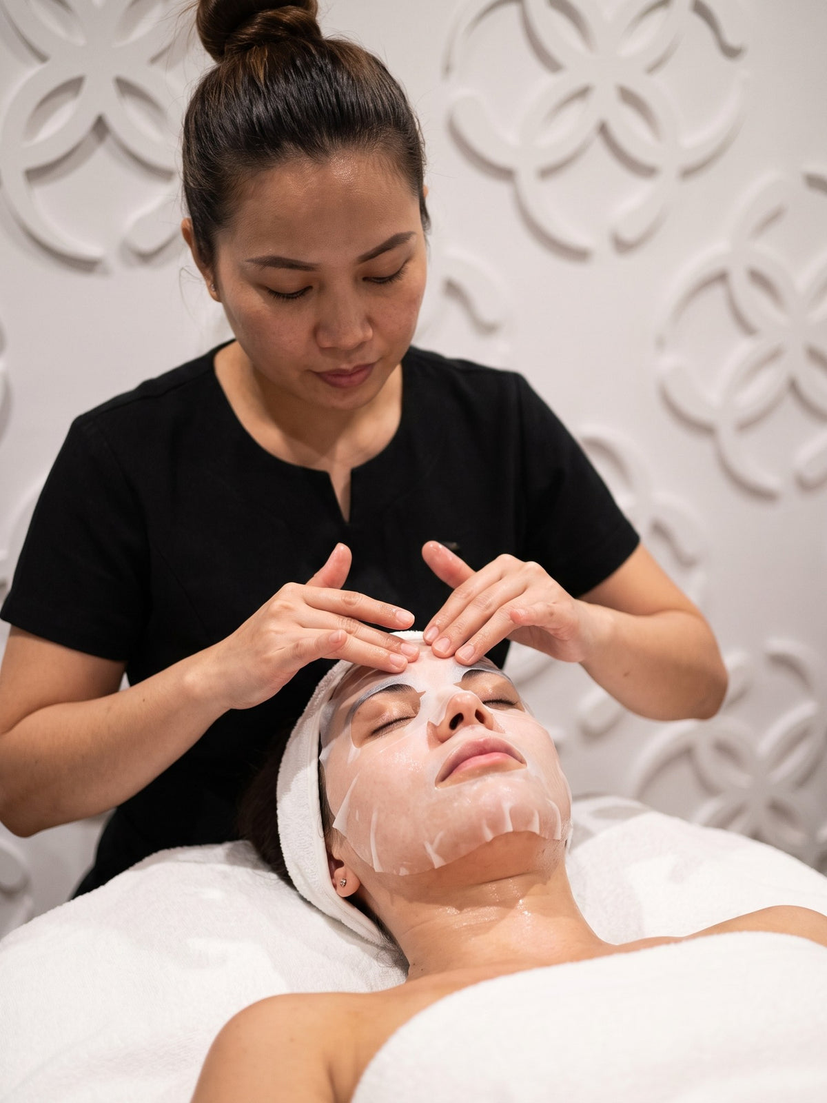 Collagen sheet mask facial at Kingdom of Beauty, Abu Dhabi