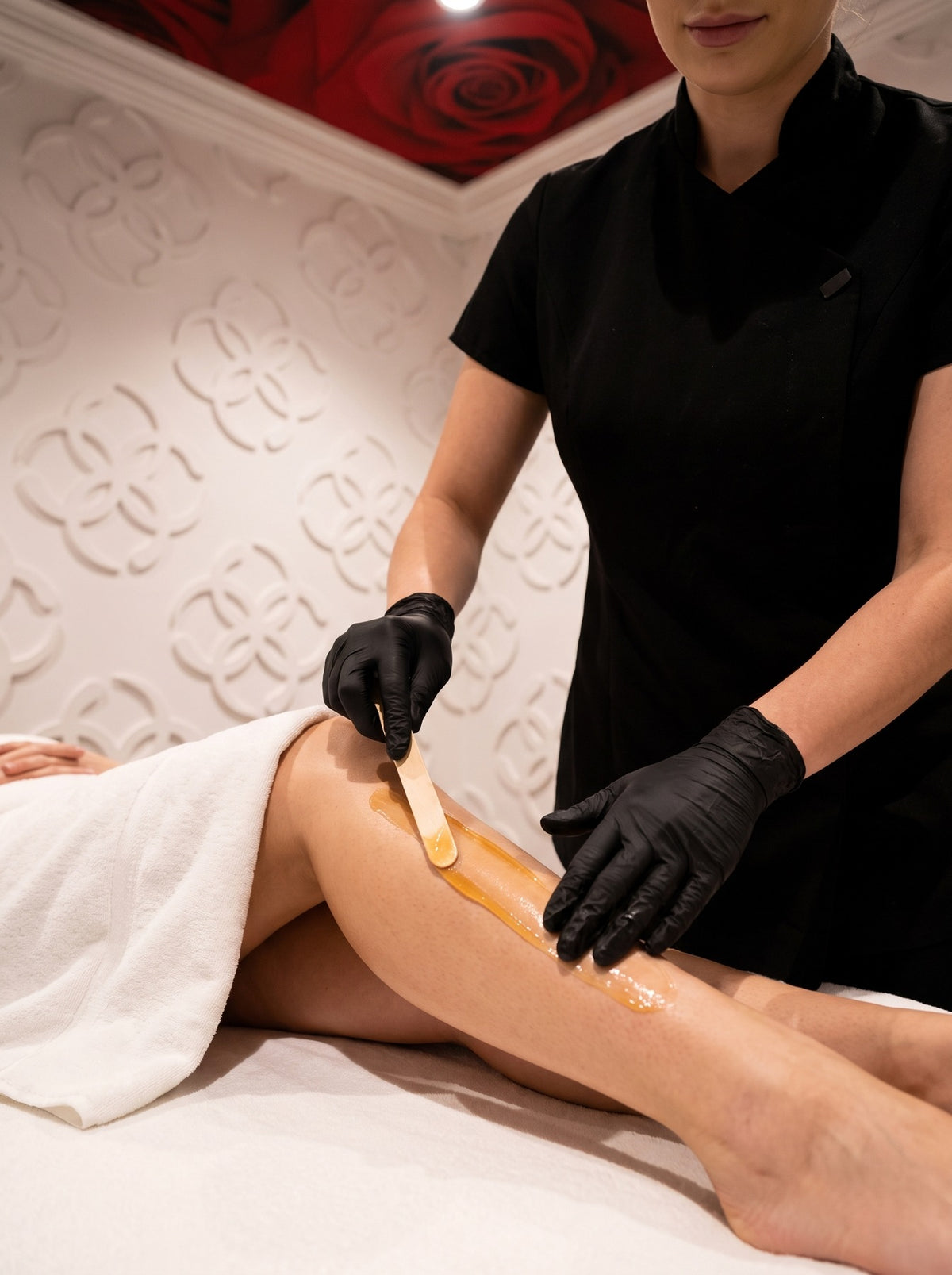 Leg waxing at Kingdom of Beauty, Abu Dhabi