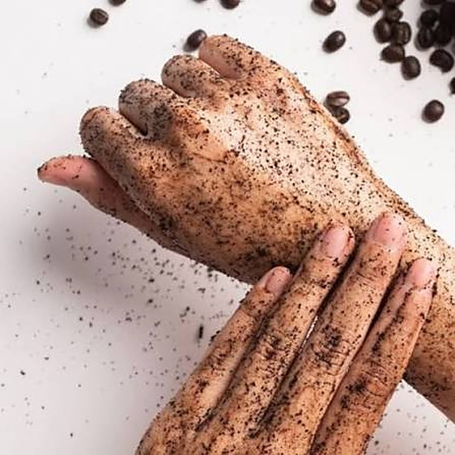 Dilka herbal scrub on the hands at Kingdom of Beauty, Abu Dhabi