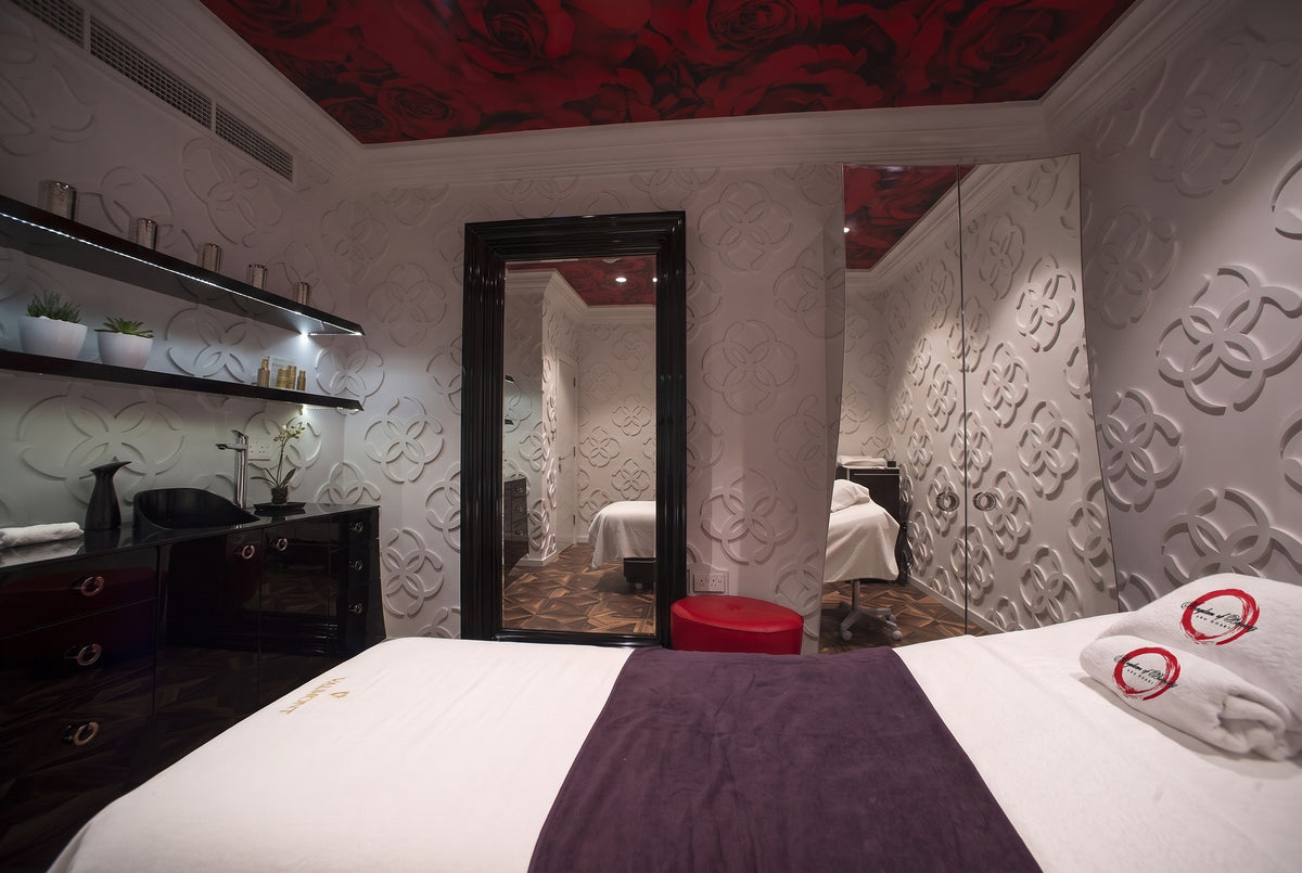 Facial treatment room at Kingdom of Beauty, Abu Dhabi