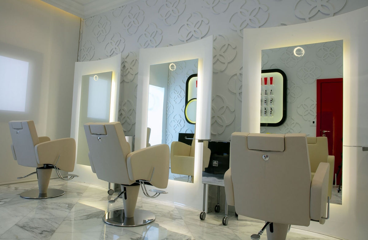 Styling stations at Kingdom of Beauty, Abu Dhabi