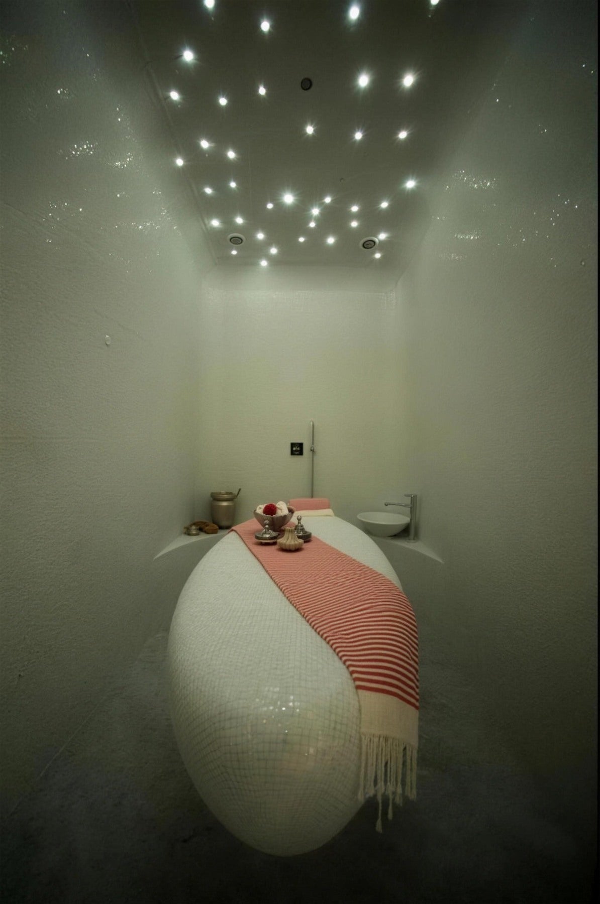 The hammam room at Kingdom of Beauty, Abu Dhabi