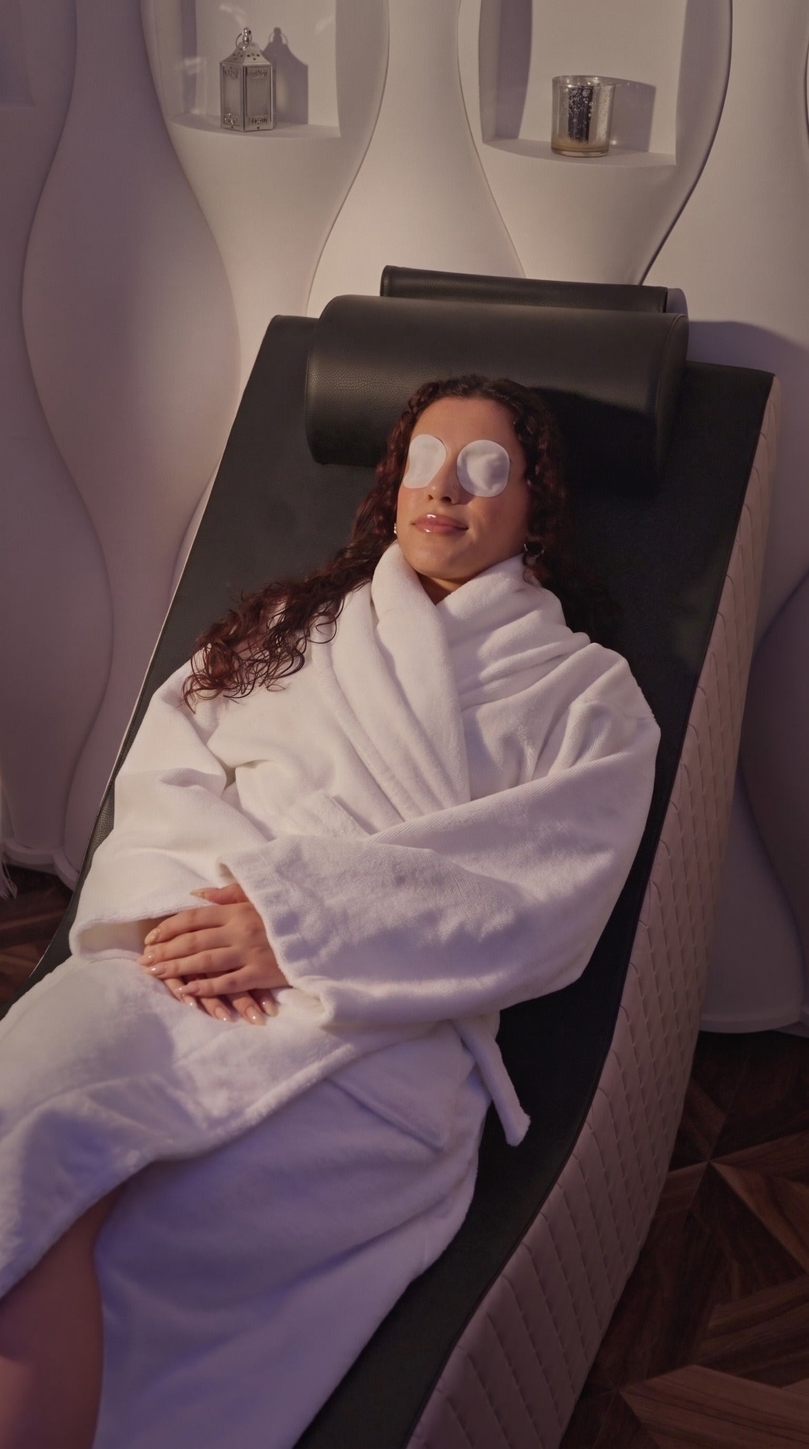 The relaxing room at Kingdom of Beauty, Abu Dhabi