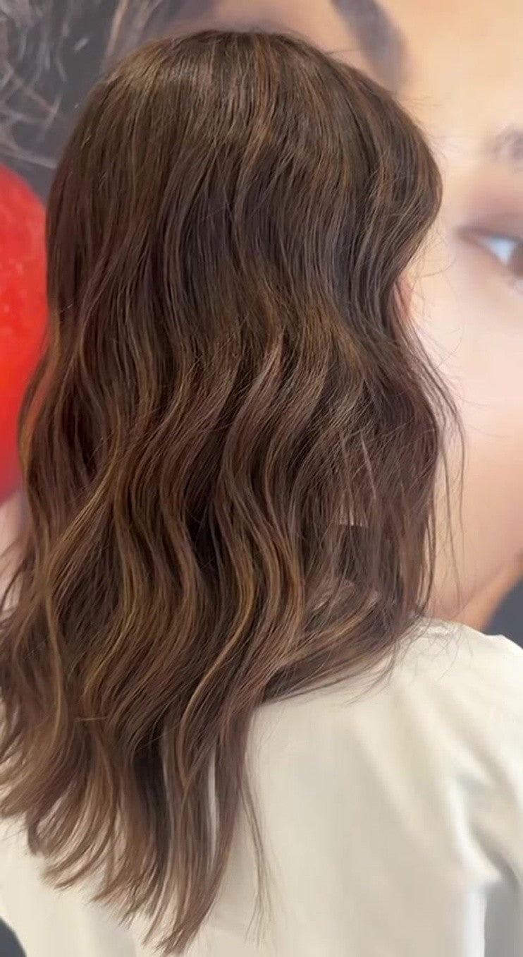Brunette waves by Kingdom of Beauty