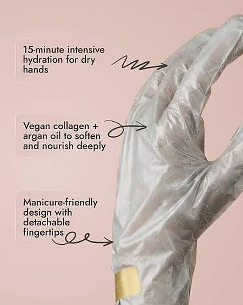 Voesh collagen glove hand treatment benefits, Kingdom of Beauty Abu Dhabi